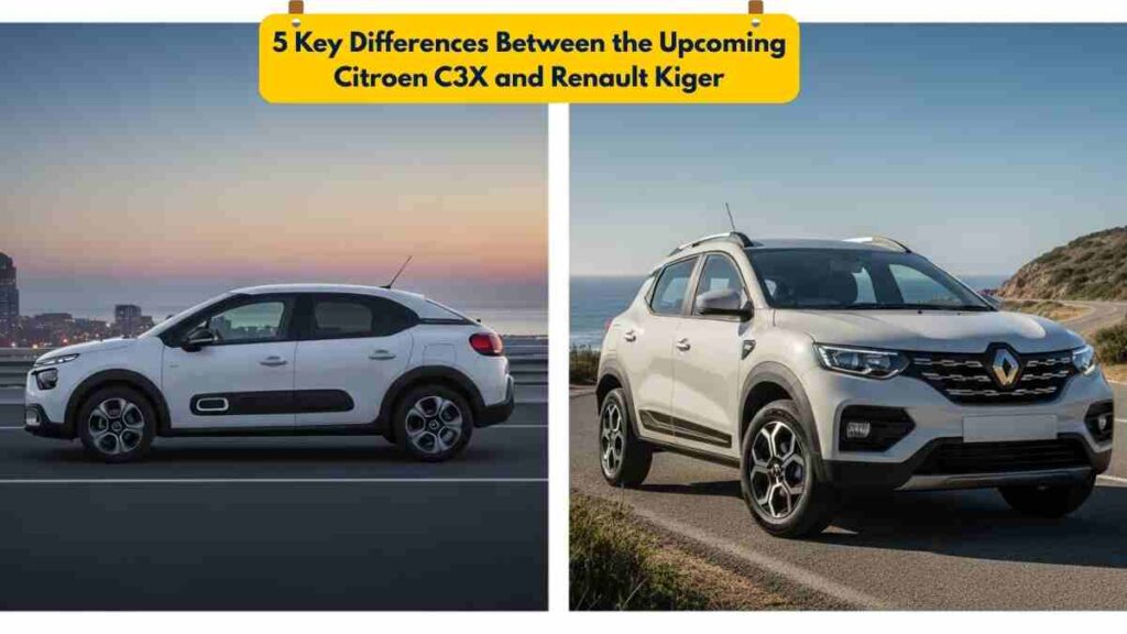 5 Key Differences Between the Upcoming Citroen C3X and Renault Kiger