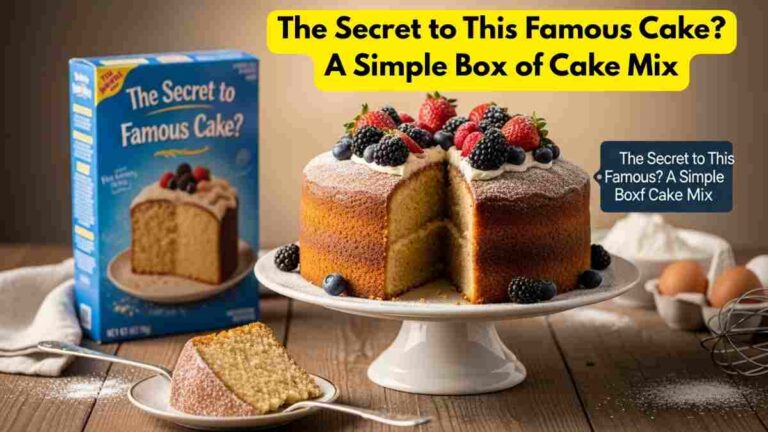 The Secret to This Famous Cake? A Simple Box of Cake Mix