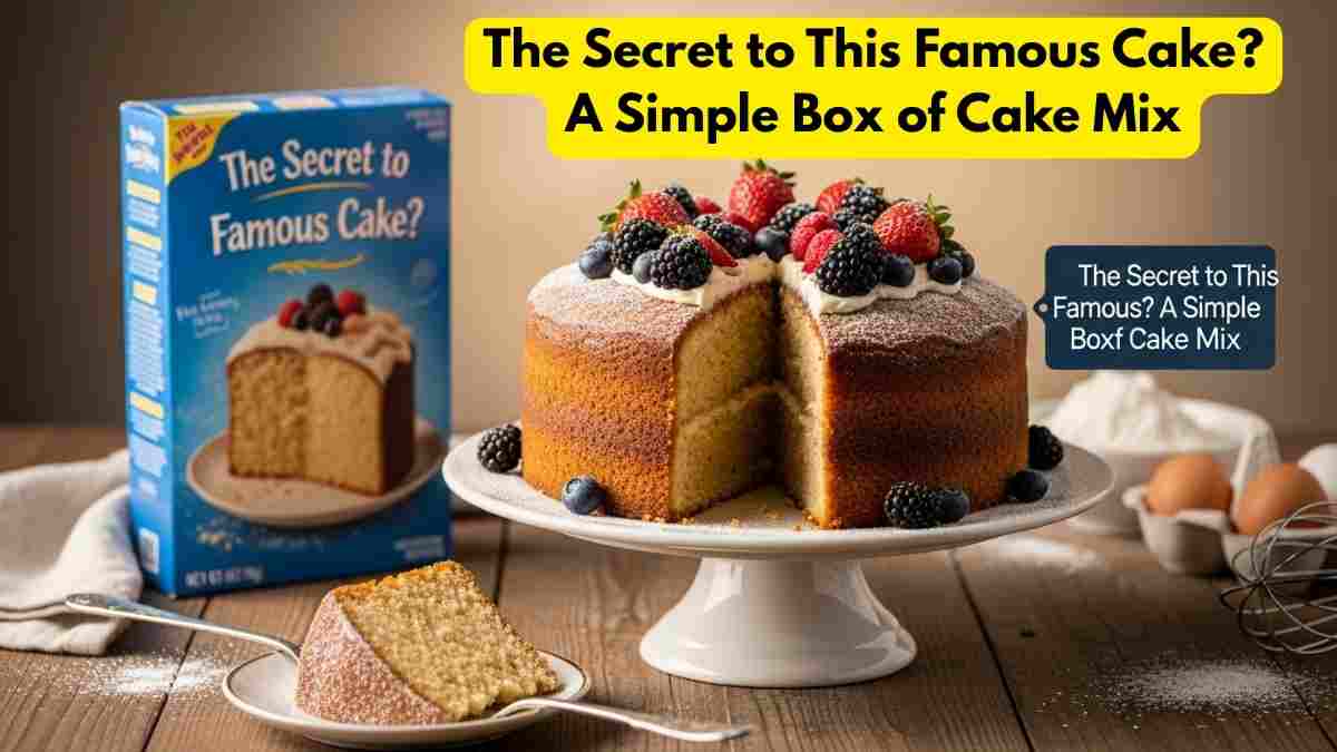 The Secret to This Famous Cake? A Simple Box of Cake Mix