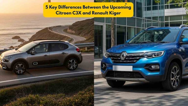 5 Key Differences Between the Upcoming Citroen C3X and Renault Kiger
