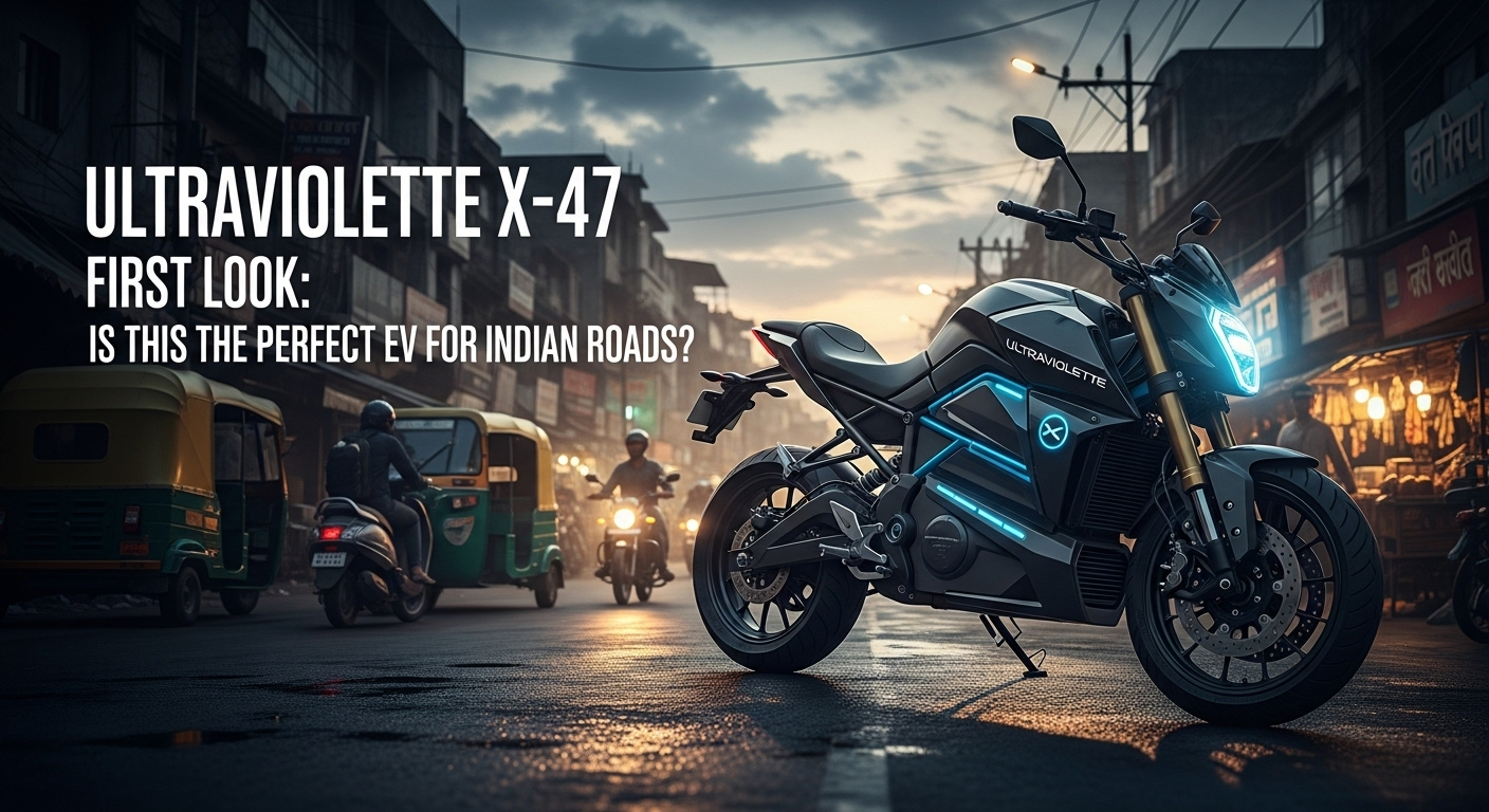 Ultraviolette X-47 First Look: Is This the Perfect EV for Indian Roads?