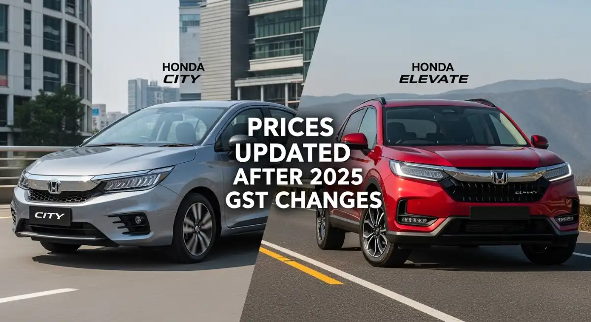 Honda City & Elevate Prices Updated After 2025 GST Changes